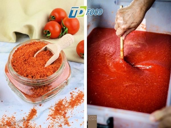 Ưu và nhược điểm khi quán ăn tự chế biến bột cà chua