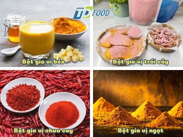 Phân loại bột gia vị lắc phổ biến theo khẩu vị khách hàng