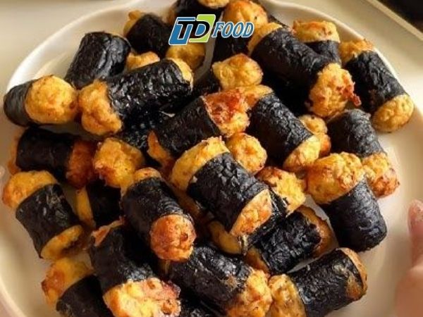 Gà rán lắc rong biển