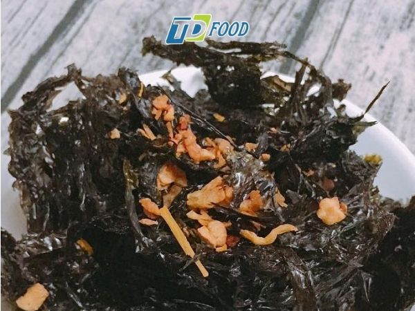 Da cá chiên giòn lắc rong biển