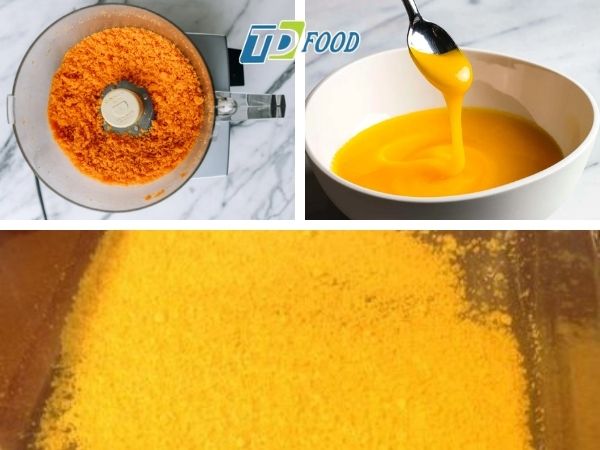 cách sử dụng bột trứng muối trong ngành F&B và sản xuất snack